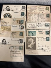 Postkarten ganzsachen lot gebraucht kaufen  Backnang