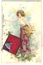 Lithographie elfe blumen gebraucht kaufen  Berlin