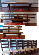 tavolo legno taverna usato  Vo