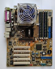 Asus P4P800-E Deluxe Mobo com Pentium 4 3.2GHz CPU e 3GB RAM - Teste OK! comprar usado Asus P4P800-E Deluxe Mobo com Pentium 4 3.2GHz CPU e 3GB RAM - Teste OK! comprar usado  Enviando para Brazil