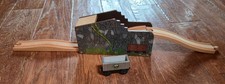 Carro de carga e trilho de colisão Thomas Wooden Railway Mine Tunnel, usado comprar usado  Enviando para Brazil