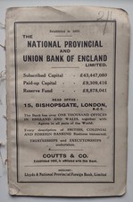 1921 national provincial for sale  UK