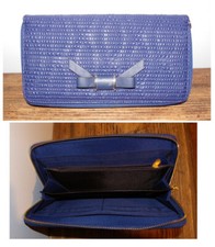 Pochette bleu simili d'occasion  Boucau