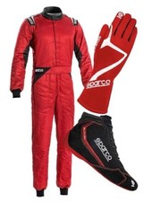 Oferta de Pacote - Terno de Corrida SPARCO Kart, Sapatos, Luvas e Balaclava, Frete Rápido comprar usado  Enviando para Brazil