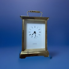hampton brass quartz clock for sale  Snohomish