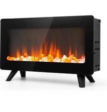 Chimenea Eléctrica Independiente 16" Calentador Realista LED 3D Llamas 1500w segunda mano  Embacar hacia Mexico