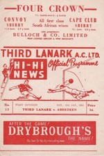 Third lanark aberdeen for sale  UK