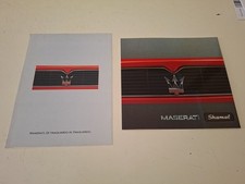 Maserati shamal brochure usato  Genova