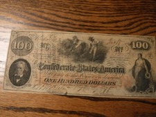 100 1862 confederate for sale  Matthews