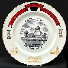 Vintage mining plate for sale  LOUGHBOROUGH