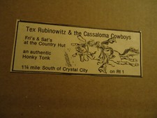 Tex rubinowitz cassaloma for sale  USA