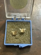 Brincos infantis de ouro 14 quilates com borboletas. S, usado comprar usado  Enviando para Brazil