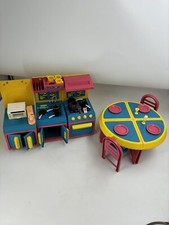 Brinquedos Bandeirante Cozinha Brinquedos Metal Fingir Lote Fogão Pia Armário comprar usado  Enviando para Brazil