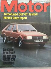 Motor magazine february for sale  COLCHESTER