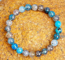 Bracelet perles agate d'occasion  Bordeaux-