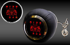 ALFA   Pomello di cambio in pelle retroilluminato GIULIETTA 6 velocità led rosso comprar usado  Enviando para Brazil