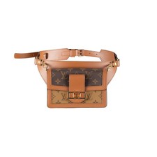 Louis Vuitton Dauphine Płócienna torba na pasek z monogramem z tyłu na sprzedaż  PL