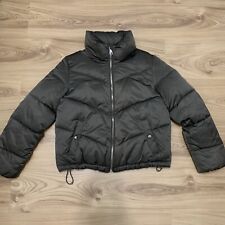 Bershka Puffer Winter Quilted Jacket Olive XS, Zimowa Kurtka Puchowa Pikowana, używany na sprzedaż  PL