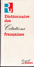 Dictionnaire citations frança d'occasion  Dijon