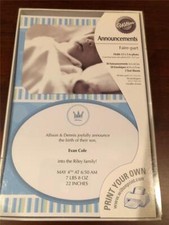 Birth baby announcements for sale  East Northport