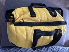 Yellow zara duffle for sale  SWINDON