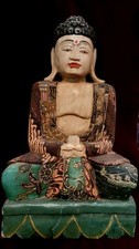 Vecchia scultura buddha usato  Napoli