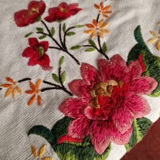 Vintage embroidered table for sale  TOWCESTER