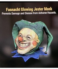 Glowing jester mask for sale  Marble Falls