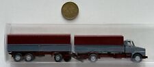 WIKING 1:87 LKW Volvo N10 Stahlpritsche/Plane Hz. grau/braun H0 WM 462 comprar usado  Enviando para Brazil