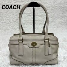 Bolsa de mão Coach couro branco Lockturn 11540 ferragem dourada excelente estado comprar usado  Enviando para Brazil