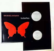 MICHAEL JACKSON BUTTERFLIES SET OF 2 US 12" VINYL PROMO- FREE CUSTOM  PIC WALLET comprar usado  Enviando para Brazil
