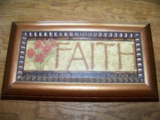 Framed faith print for sale  Eagle River