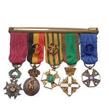 O14 barrette médailles d'occasion O14 barrette médailles d'occasion  Saint-Jean-en-Royans