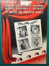 1942 Star Variety Show of modelos de malha e crochê bolsas suéteres Star Book 21 PB, usado comprar usado  Enviando para Brazil