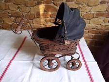 Ancien landau osier d'occasion  Luneray