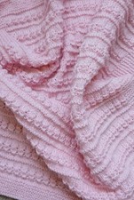 Newborn handknitted blanket for sale  COLCHESTER
