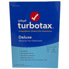 Turbotax deluxe state for sale  Racine