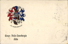 Studentika Ak Köln, Corps Friso Luneburgia, Wappen, KSCV - 11233211 comprar usado  Enviando para Brazil