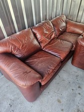 Faux leather sofa for sale  Farragut