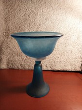 Vintage blue chalice for sale  North East