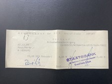 Ddr dokument staatsbank gebraucht kaufen  Dresden