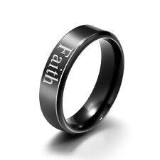 Usado, Anillo personalizado de acero inoxidable promesa de boda mejor regalo para mujeres hombres segunda mano  Embacar hacia Argentina