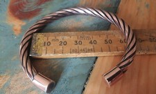 Bracelet torsadé cuivre d'occasion  France