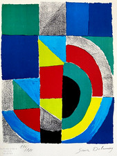 Sonia delaunay litografia usato  Roma