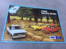 Ford brochure rs2000 for sale  CARNFORTH