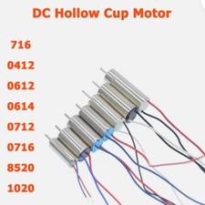 Mini DC 1.5V/3V/3.7V/4.5V copo oco de alta velocidade motor sem núcleo faça você mesmo motor de drone de controle remoto, usado comprar usado  Enviando para Brazil