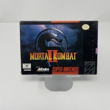 Mortal Kombat II SNES CIB Autêntico Caixa Manual Carrinho Limpo EUA Midway 1994 comprar usado Mortal Kombat II SNES CIB Autêntico Caixa Manual Carrinho Limpo EUA Midway 1994 comprar usado  Enviando para Brazil