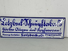 Emailschild lotzbeck schnupfta gebraucht kaufen  Rüsselsheim am Main