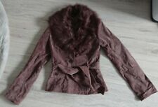 Wildleder jacke braun gebraucht kaufen  Unterschleißheim