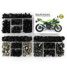 Kit completo de parafusos de carenagem de aço parafusos corpo ajuste para Kawasaki ninja 400 18-24 comprar usado  Enviando para Brazil